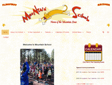 Tablet Screenshot of mountaincharterschool.com